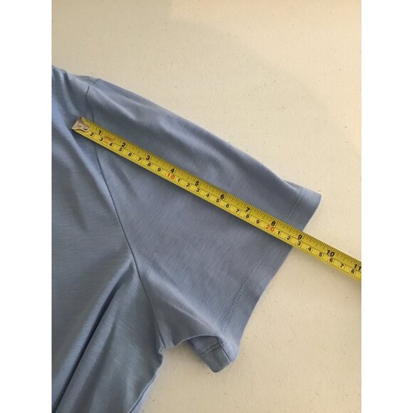 PERRY ELLIS- MENS BLUE SHORT SLEEVE POLO SHIRT SIZE LARGE - Picture 4 of 6